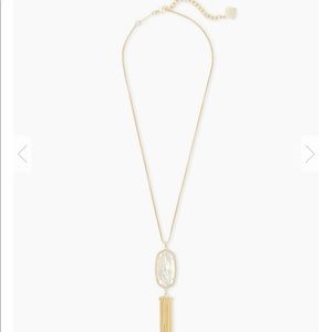 Kendra Scott Rayne Gold Necklace Mother-Of-Pearl